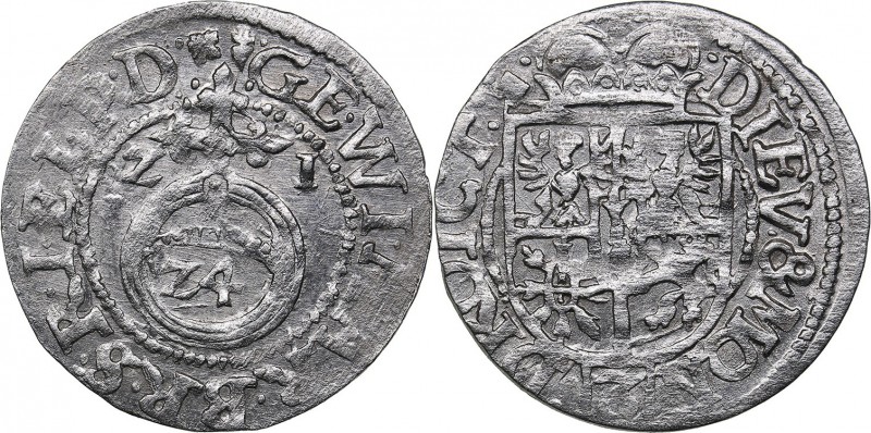 Germany - Brandenburg-Prussia 1/24 taler 1621
1.12 g. AU/AU N.Z. 926 R4.