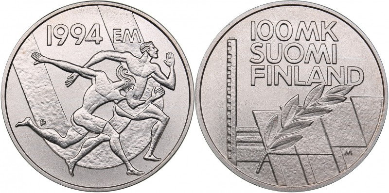 Finland 100 markkaa 1994 European Championships in Athletics (20)
24.22 g. UNC/...