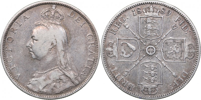 Great Britain Florin 1889
11.17 g. F+/VF KM# 762. S. 3925.