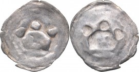 Reval pfennig (crown bracteate) Anonymous (1265-1332)
Duchy of Estonia 1291-1346. 0.10 g. VF Haljak# -.