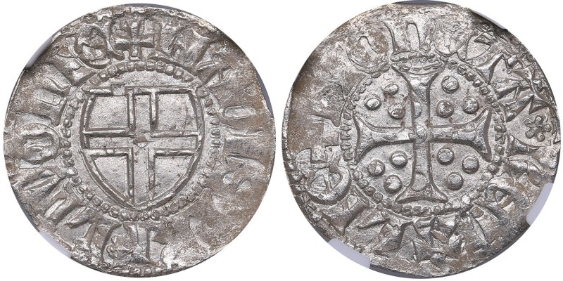 Reval artig ND - Wennemar von Brüggenei (1389-1401) NGC MS 65
Livonian order. H...