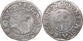 Reval Ferding 1562 - Erik XIV (1560-1568)
2.80 g. VF/VF Haljak# 1149.