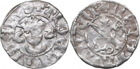 Dorpat artig 1379-1400 - Dietrich III Damerov., 1379-1400
0.92 g. VF/VF The Bishopric of Dorpat. Dietrich III Damerov., 1379-1400. Haljak# 494b.