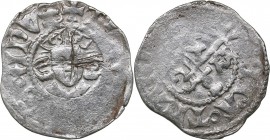 Dorpat artig 1379-1400 - Dietrich III Damerov., 1379-1400
1.00 g. VF-/VF- The Bishopric of Dorpat. Dietrich III Damerov., 1379-1400. Haljak# 490.
