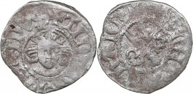 Dorpat artig 1379-1400 - Dietrich III Damerov., 1379-1400
1.20 g. VF-/VF- The Bishopric of Dorpat. Dietrich III Damerov., 1379-1400. Haljak# 490.