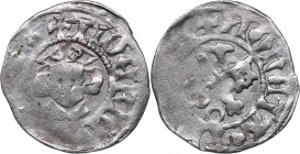 Dorpat artig 1379-1400 - Dietrich III Damerov., 1379-1400
0.97 g. VF/F The Bishopric of Dorpat. Dietrich III Damerov., 1379-1400. Haljak# 494b.