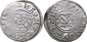 Dorpat ferding 1556 - Hermann II Wesel (1552-1558)
Livonia. The Bishopric of Dorpat. 2.71 g. AU/AU Haljak# 672.