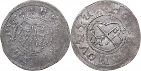 Dorpat ferding ND - Hermann II Wesel (1552-1558)
Livonia. The Bishopric of Dorpat. 2.71 g. AU/UNC Haljak# 684.
