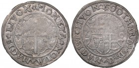 Riga Ferding 1560 - Gotthard Kettler (1559-1562)
Livonian order. 2.29 g. VF/XF- Haljak# 374 3R. Extremely rare!