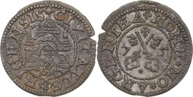 Riga Free City schilling 1575
0.98 g. UNC/AU