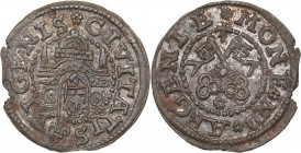 Riga Free City schilling 1577
1.06 g. UNC/UNC