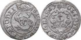 Riga solidus 1597 - Sigismund III (1587-1632)
1.16 g. UNC/UNC Mint luster. Rare condition! Haljak# 1064.