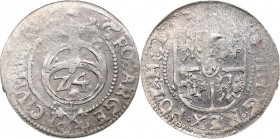 Riga 1/24 thaler 1616 - Sigismund III (1587-1632)
1.41 g. AU/AU Mint luster. Rare condition. In the Name of the Rulers of Poland-Lithuania in Riga. H...