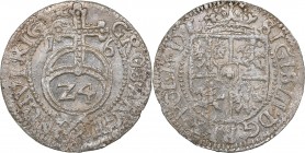 Riga 1/24 thaler 1616 - Sigismund III (1587-1632)
1.46 g. AU/AU Mint luster. Rare condition. In the Name of the Rulers of Poland-Lithuania in Riga. H...