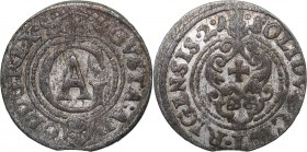 Riga solidus 1621 - Gustav II Adolf (1611-1632)
0.88 g. VF/XF Haljak# 1465 R. Rare!