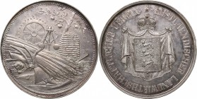 Estonia medal Estonian Agricultural Society ca 1900
76.52 g. 56mm. UNC/UNC Mint luster. Silver. EHSTLANDISCHER LANDWIRTSCHAFTLICHER VEREIN.