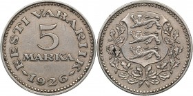 Estonia 5 marka 1926
4.95 g. XF/AU Rare!