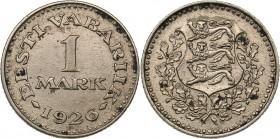 Estonia 1 mark 1926
2.56 g. UNC/UNC Mint luster. KM# 5