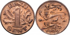 Estonia 1 sent 1929
1.89 g. UNC/UNC Mint luster. Rare condition! KM# 10