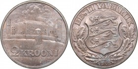 Estonia 2 krooni 1930 - Toompea
11.97 g. AU/UNC Mint luster. Rare condition. KM# 20