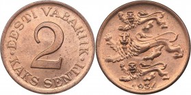 Estonia 2 senti 1934
3.43 g. UNC/UNC Mint luster. Very rare condition! KM# 15