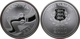 Estonia 10 krooni 2010 - Olympics
28.28 g. PROOF. Box and certificate.
