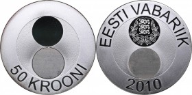 Estonia 50 krooni 2010 - Estonian Nature
25.50 g. PROOFLIKE. Box and certificate.