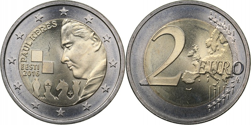 Estonia 2 euro 2016 - Paul Keres
8.50 g. UNC/UNC