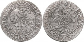 Lithuania 1/2 grosz 1559 - Sigismund II Augustus (1545-1572)
1.14 g. XF/VF