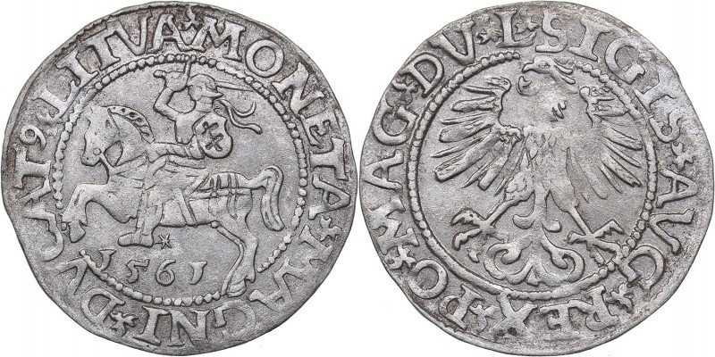 Lithuania 1/2 grosz 1561 - Sigismund II Augustus (1545-1572)
1.18 g. AU/AU Ivan...