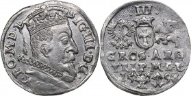 Lithuania - Wilno 3 grosz 1598 - Sigismund III (1587-1632)
2.31 g. UNC/UNC Mint luster. Rare condition! Iger V.98.1.a R1. Kopicki# 3534 R2. Very rare...