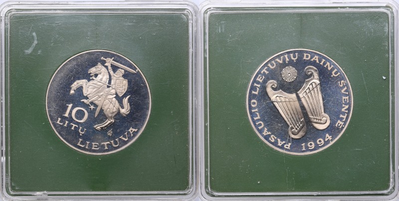 Lithuania 10 litas 1994
PROOF.