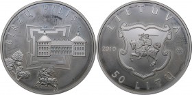 Lithuania 50 litas 2010
28.28 g. PROOF Box and certificate. Biržai castle.