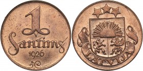 Latvia 1 santims 1926
1.80 g. UNC/UNC Mint luster. KM# 1