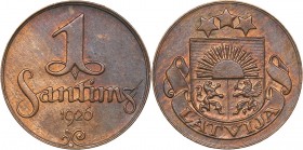 Latvia 1 santims 1926
1.79 g. UNC/UNC Mint luster. KM# 1