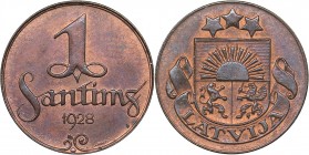 Latvia 1 santims 1928
1.82 g. UNC/UNC Mint luster. KM# 1