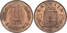 Latvia 1 santims 1938
1.83 g. UNC/UNC Mint luster. KM# 10