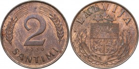 Latvia 2 santimi 1939
2.04 g. UNC/UNC KM# 11.. Mint luster!