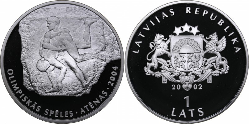Latvia 1 lats 2002 - Olympics
31.86 g. PROOF