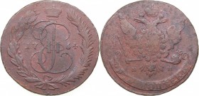 Russia 5 kopecks 1764 ММ
45.93 g. F+/F+ Bitkin# 522. Catherine II (1762-1796)