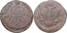 Russia 5 kopecks 1772 ЕМ
49.50 g. VF/VF Bitkin# 621. Catherine II (1762-1796)