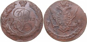 Russia 5 kopecks 1772 ЕМ
48.14 g. AU/XF Bitkin# 621. Catherine II (1762-1796)