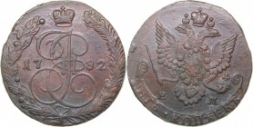 Russia 5 kopecks 1782 ЕМ
43.55 g. XF/XF Bitkin# 633. Catherine II (1762-1796)