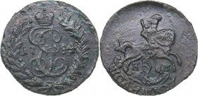 Russia Polushka 1784 КМ
2.84 g. VF/VF Bitkin# 839 R1. Iljin 3 roubles. Petrov 2.5 rouble. Very rare! Catherine II (1762-1796)