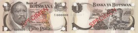 Botswana 1 pula 1976 - SPECIMEN
UNC