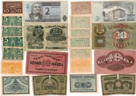 Estonia lot of paper money (17)
F-UNC