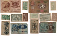 Estonia lot of paper money (7)
F-VF