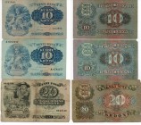 Estonia lot of paper money (3)
F-VF