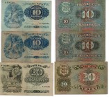 Estonia lot of paper money (3)
F-VF