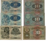 Estonia lot of paper money (3)
F-VF
